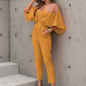 Yellow jumpsuit